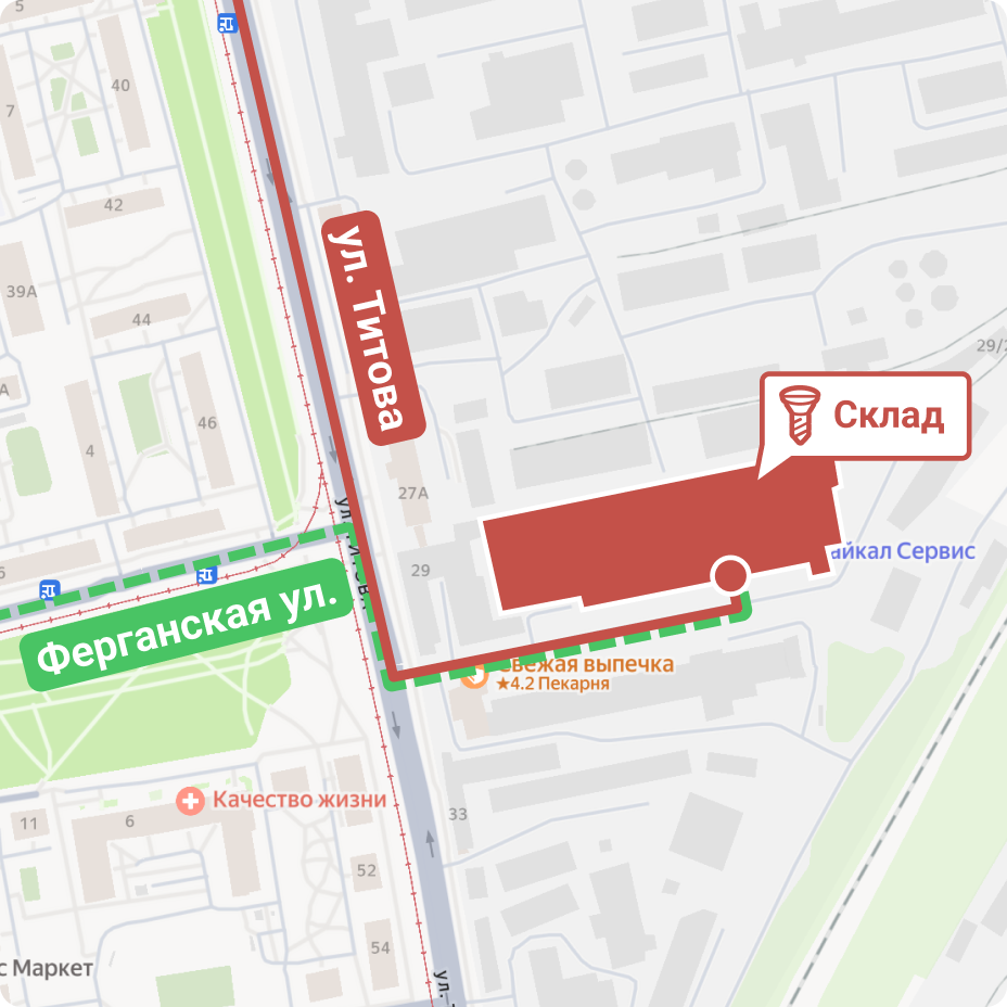 Схема проезда